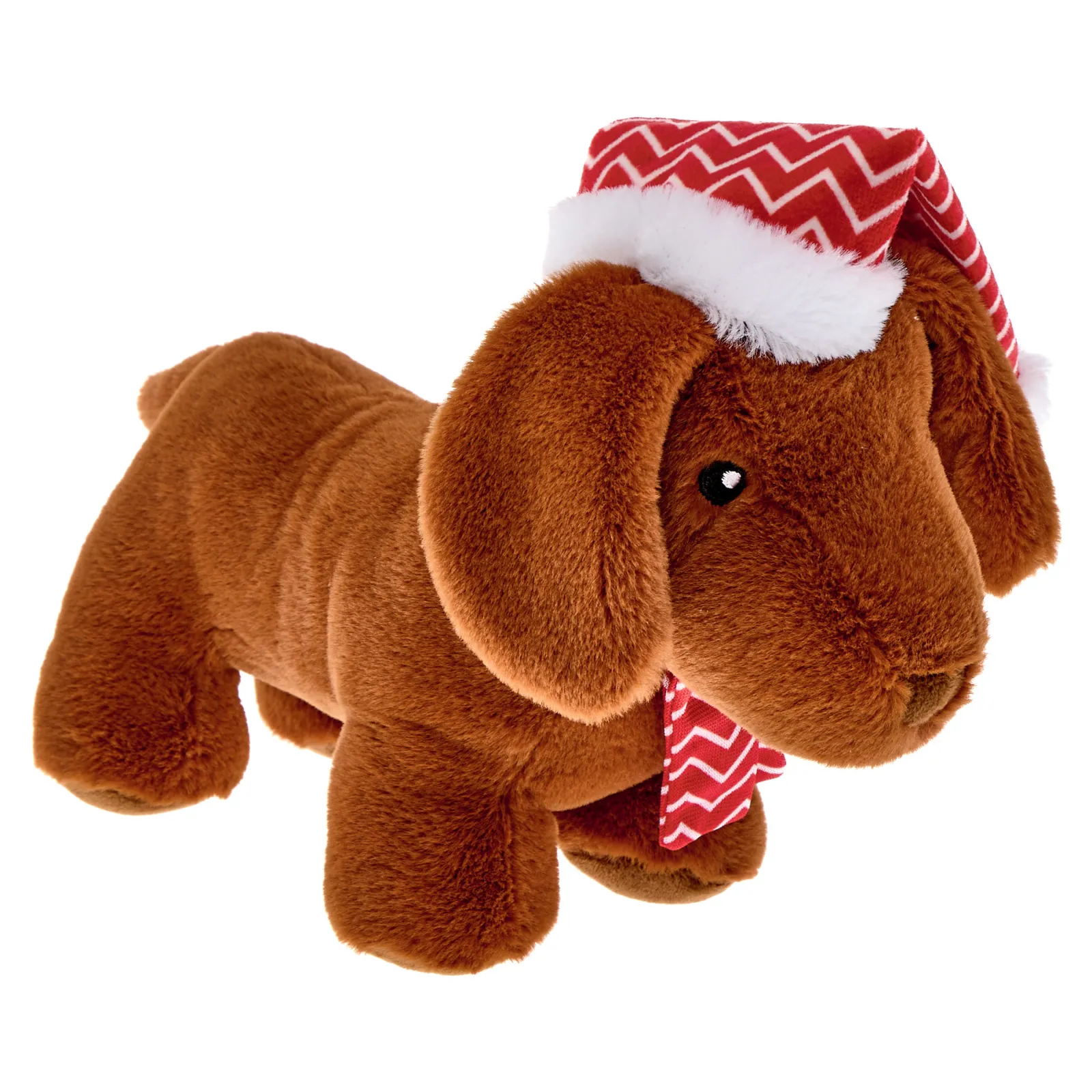 Online Medium Sausage Dog With Scarf & Hat Soft Toy Kids Soft Toys|Christmas Gifts