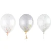 Best Metallic Confetti Latex Balloons - Pack of 5 (3 Colour Options) Kids Balloons For Kids|Balloons For Him