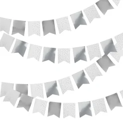 Card Factory Metallic Flag Card Bunting 10m (3 Colour Options)