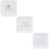 Card Factory Metallic Let's Party Plates - Pack of 8 (3 Colour Options)