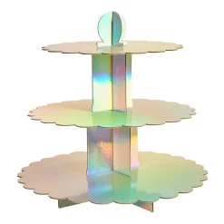 New Metallic 3-Tier Scallop Cake Stand (3 Colour Options) Tableware|Birthday Party