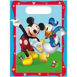 Card Factory Mickey Rock The House Party Tableware & Decorations Bundle - 16 Guests