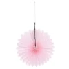Discount Mini Decorative Tissue Paper Fans - Light Pink (Pack of 3) Wedding Party|Hen Party