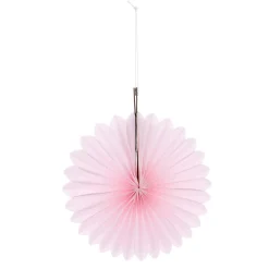 Discount Mini Decorative Tissue Paper Fans - Light Pink (Pack of 3) Wedding Party|Hen Party