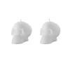 Clearance Mini Skull Candles - Pack of 2 Halloween Party