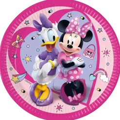 Card Factory Minnie Junior Party Tableware & Decorations Bundle - 16 Guests