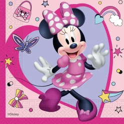 Card Factory Minnie Junior Party Tableware & Decorations Bundle - 16 Guests