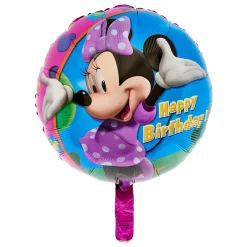 Hot Minnie Mouse 18-Inch Foil Happy Birthday Balloon Kids Balloons For Kids|Balloons For Her