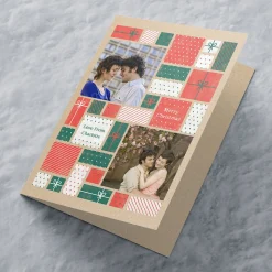 Best Multi Photo Card - Presents and Photos Christmas|Photo