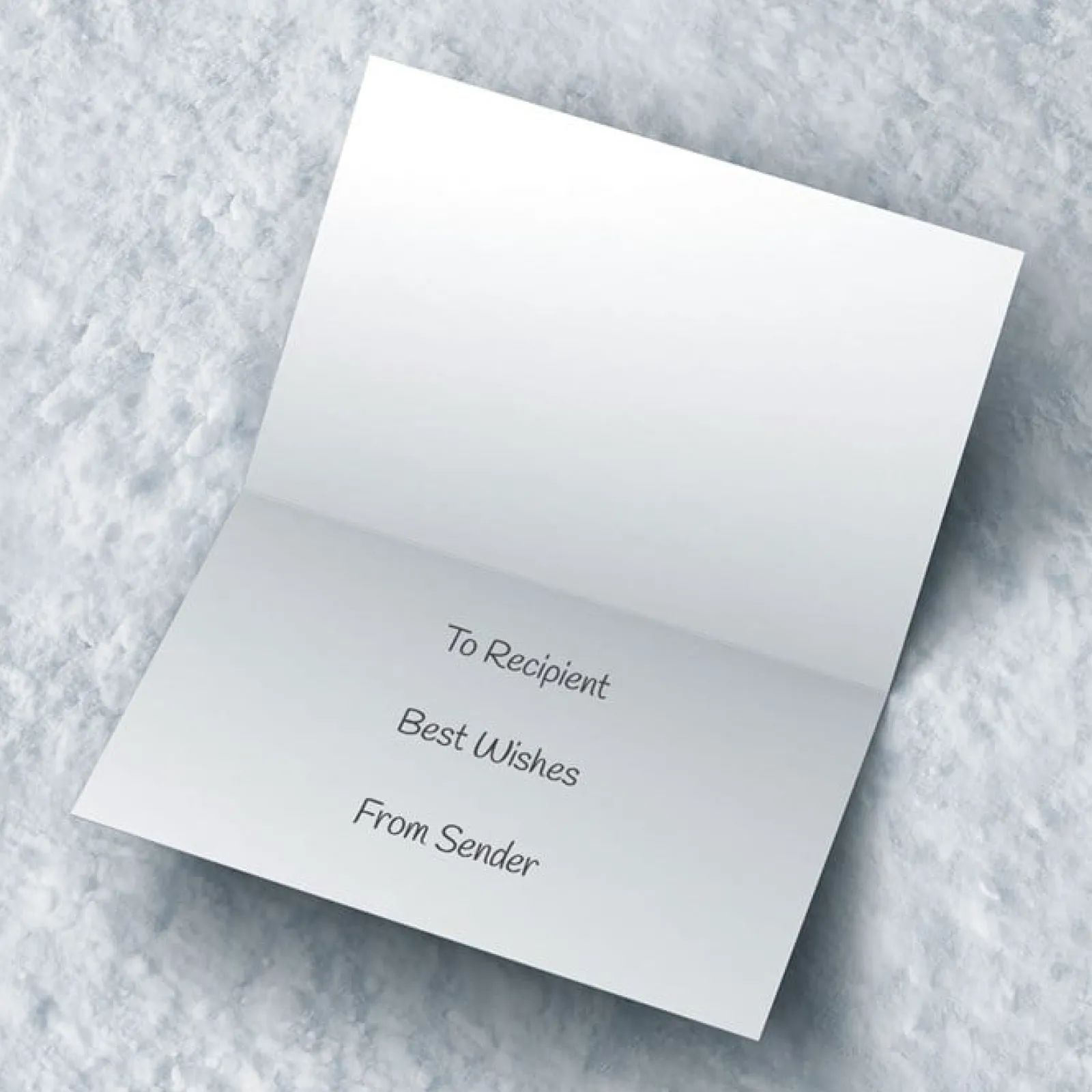 Card Factory Multi Photo Christmas Card - Winter Wishes From