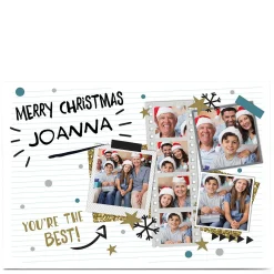 Card Factory Multi Photo Christmas Card - You're The Best!