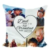Card Factory Multi Photo Cushion - Dad Knows A Lot But Grandad Knows Everything