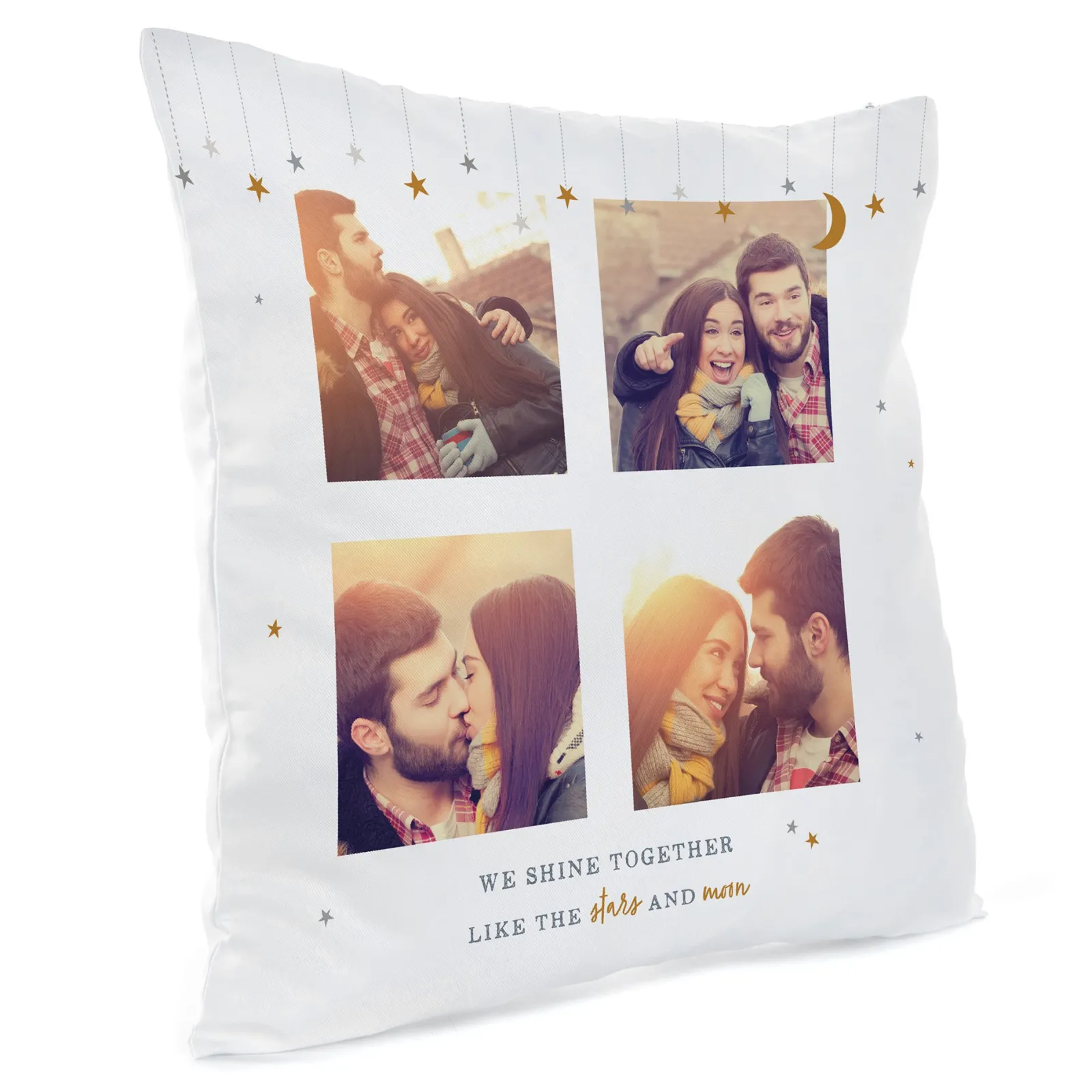 Outlet Multi Photo Cushion - We Shine Together Personalised Cushions|Photo Gifts