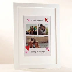 Discount Multi Photo Upload Framed Photos Print - Better Together Personalised Canvas & Wall Art|Photo Gifts