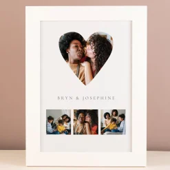 Best Multi Photo Upload Framed Print - 4 Photos & Names Personalised Canvas & Wall Art|Photo Gifts