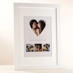 Best Multi Photo Upload Framed Print - 4 Photos & Names Personalised Canvas & Wall Art|Photo Gifts
