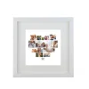 Sale Multi Photo Upload Square Framed Print - Heart Personalised Canvas & Wall Art|Photo Gifts