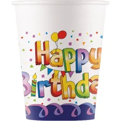 Card Factory Multicolour Happy Birthday Party Tableware Bundle - 16 Guests