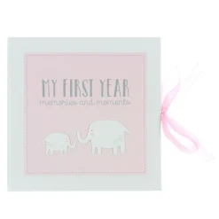 Card Factory My First Year Record Book - Pink