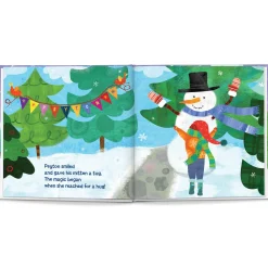 Kids Card Factory My Magical Snowman Softcover Personalised Book