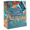 Sale Neon Birthday Marble Medium Portrait Gift Bag Kids Gift Wrap For Kids|Gift Wrap For Him