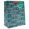Kids Card Factory Neon Happy Birthday Large Portrait Gift Bag