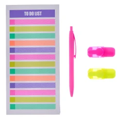 Kids Card Factory Neon Stationery Bundle