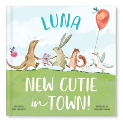 Discount New Cutie in Town Softcover Personalised Book Books|New Baby Gifts