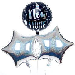 Card Factory New Home Balloon Bouquet - DELIVERED INFLATED!