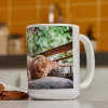 New 15oz Ceramic Full Photo Mug Personalised Mugs|Photo Gifts