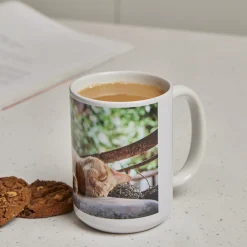 New 15oz Ceramic Full Photo Mug Personalised Mugs|Photo Gifts