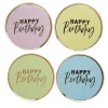 Card Factory Pastel Happy Birthday Paper Plates - Pack of 8
