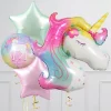 Best Pastel Unicorn Birthday Supershape & Foil Balloon Package - Delivered Inflated! Kids Balloons For Kids|Character Balloons