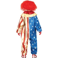 Card Factory Patriot Clown Children's Fancy Dress Costume