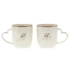Card Factory Perfectly Matched Mr & Mrs Twin Mug Set