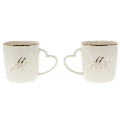 Card Factory Perfectly Matched Mr & Mrs Twin Mug Set