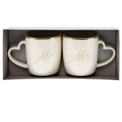 Card Factory Perfectly Matched Mr & Mrs Twin Mug Set