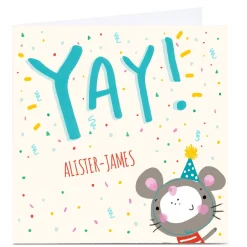 Card Factory Personalied Carol Richardson Card - YAY Mouse