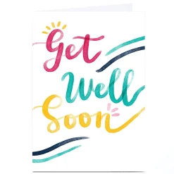 Card Factory Personalised Emma Valenghi Get Well Soon Card