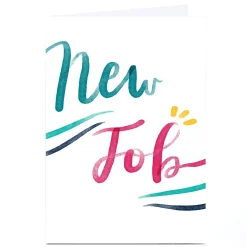 Hot Personalised Emma Valenghi Card - New Job New Job