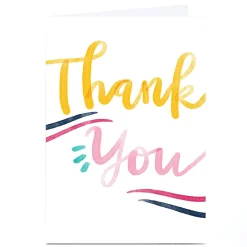 Discount Personalised Emma Valenghi Thank You Card Thank You