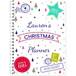 Card Factory Personalised A5 Christmas Planner Notebook