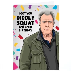Card Factory Personalised All Things Banter Birthday Card - Diddly Squat