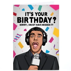 Personalised All Things Banter Birthday Card - Must Have Missed It Trending|Funny