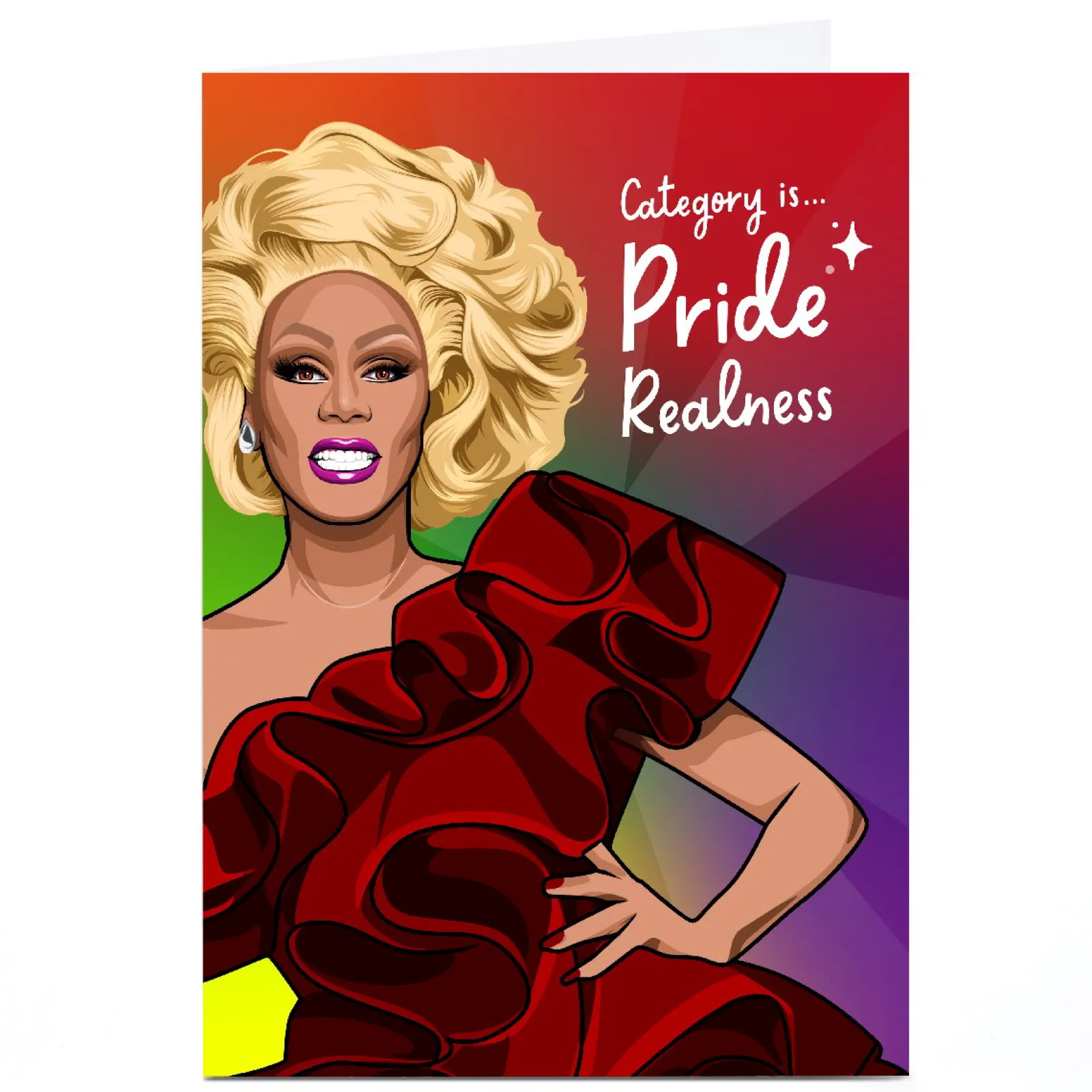 Hot Personalised All Things Banter Pride Card - Pride Realness Trending