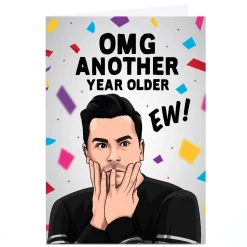 Clearance Personalised All Things Banter Birthday Card - Ew David Trending|Funny