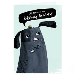 Hot Personalised Andrew Thornton Birthday Card - Birthday Drinkies For Son|For Friend