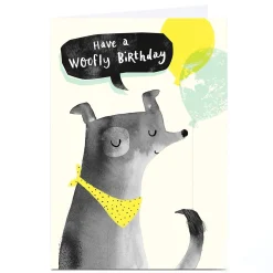 Discount Personalised Andrew Thornton Birthday Card - Woofly Birthday Kids For Son|For Nephew