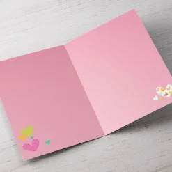 Best Personalised Anniversary Card - Pretty Hearts Anniversary