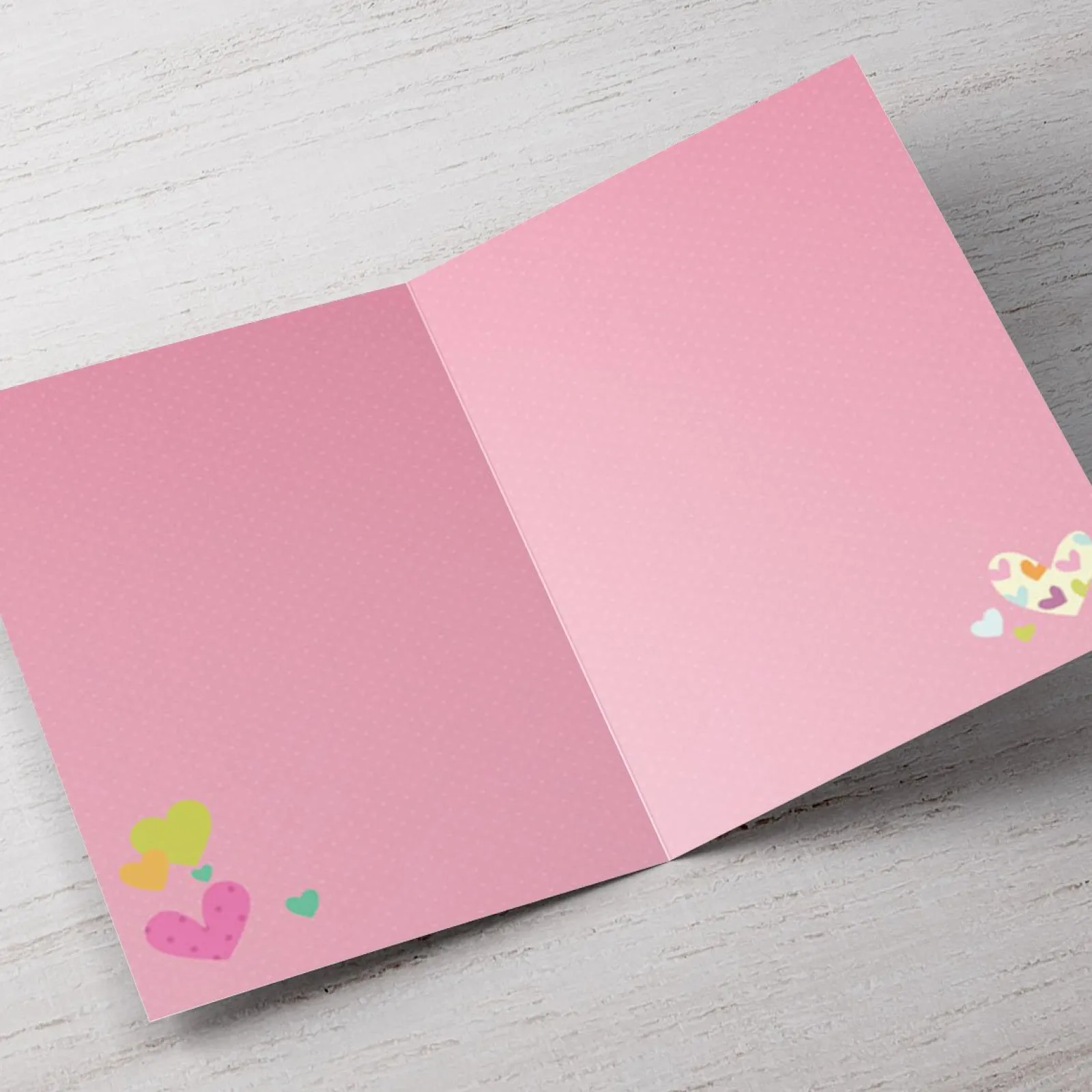 Best Personalised Anniversary Card - Pretty Hearts Anniversary